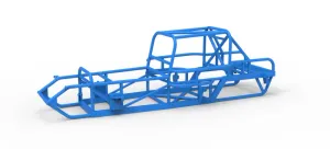 Frame of Vintage Dirt Modified stock car Version 6 Scale 1:25