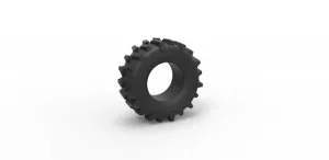 Diecast offroad tire 12 Scale 1 to 25