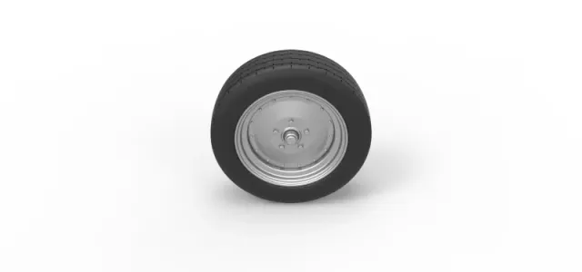 Front wheel of Vintage Funny Car Scale 1:25 — Фото 6 из 10