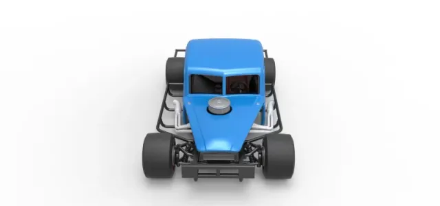 Vintage Asphalt Modified stock car V5 Scale 1:25 — Фото 8 из 26