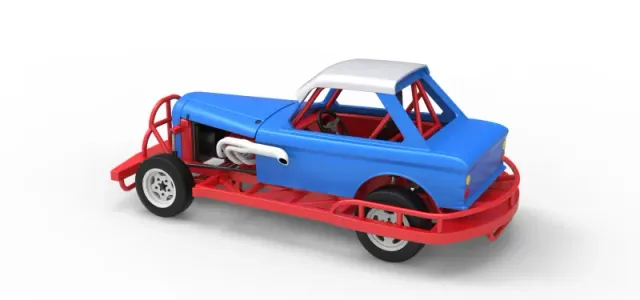 New Zealand Vintage Stock car Scale 1:25 — Фото 12 из 25