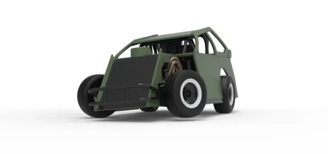 Mod Lite Race car while turning Version 2 Scale 1:25 — Фото 6 из 28