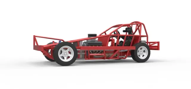 BriSCA Formula 1 Stock Car Base for Dirt Scale 1:25 — Фото 2 из 31