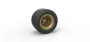 Wheel from Asphalt Modified stock car Version 4 Scale 1:25