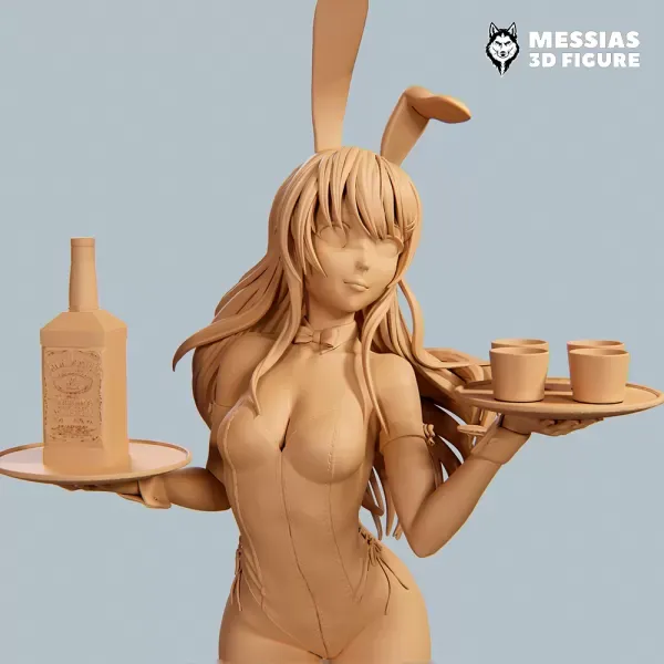 BunnyGirl Figure 3D Print Model — Фото 3 из 10
