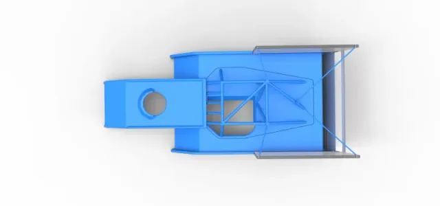 Shell of Outlaw Figure 8 Modified stock car Scale 1:25 — Image 9 of 22