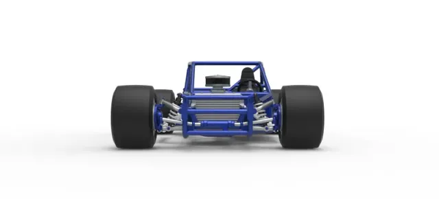 Vintage Asphalt Modified stock car Base V6 Scale 1:25 — Фото 7 из 30