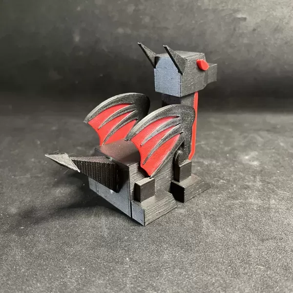 Low Poly Baby RoboDragon — Фото 4 из 10