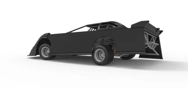 Super Dirt Late model for Pavement while turning Scale 1:25 — Фото 13 из 30