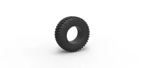 Tire of Uphill Sand Racing Dragster Scale 1:25