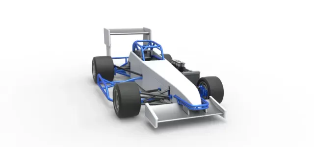 Supermodified front engine race car V4 Scale 1:25 — Фото 25 из 31