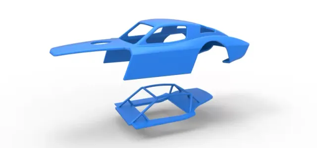 Shell of Vintage Asphalt Modified stock car V2 Scale 1:25 — Фото 16 из 22
