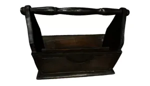 Basket with Wooden Texture
