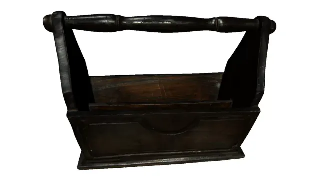 Basket with Wooden Texture — Image 4 of 4