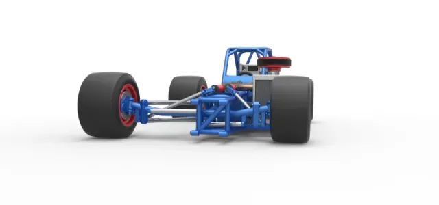 Supermodified front engine race car Base Version 4 Scale 1:25 — Image 6 of 30