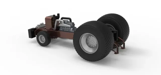 Pro Stock Pulling Tractor Base Scale 1:25 — Image 10 of 18