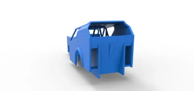Shell of Vintage Dirt Modified stock car Version 7 Scale 1:25 — Фото 10 из 28