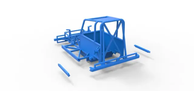 Frame of New Zealand Ministock car Version 2 Scale 1:25 — Фото 14 из 15