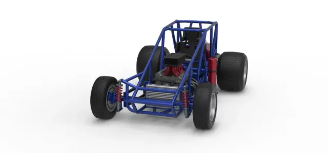 Dirt Silver Crown Car Base Scale 1:25 — Фото 5 из 30