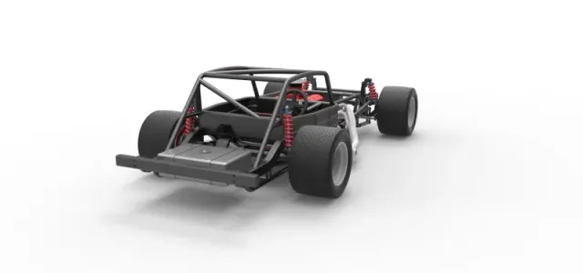 Vintage Asphalt Modified stock car Base V5 Scale 1:25 — Фото 18 из 27