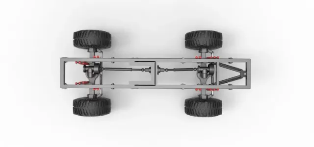 Chassis of Wheel Standing Mega Truck Scale 1:25 — Фото 10 из 23