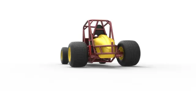 Vintage Sprint car Base Scale 1:25 — Фото 15 из 30