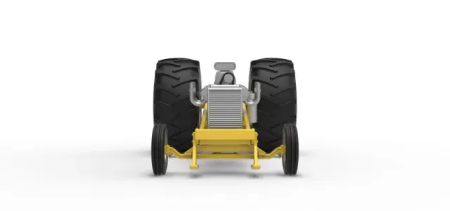 Vintage Pulling tractor Base Version 2 Scale 1:25 — Фото 7 из 24