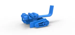 Engine of Top fuel dragster motorcycle Scale 1:25