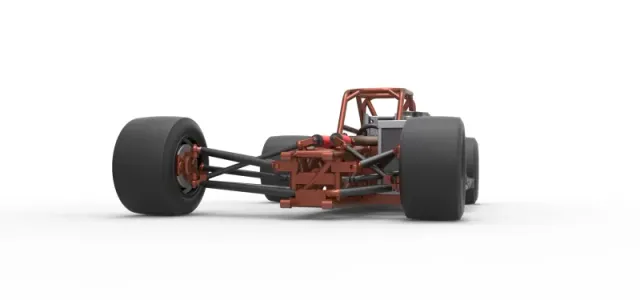 Supermodified front engine race car Base Version 3 Scale 1:25 — Image 6 of 31