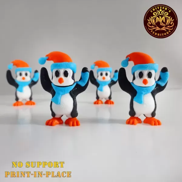 Flexi Mini Penguin | Christmas Special | No support | Print in P — Фото 2 из 7