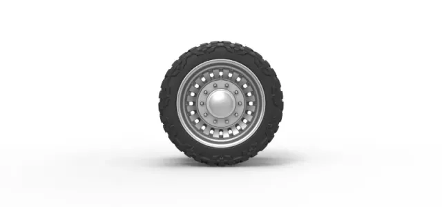 Diecast Rear semi wheel for pickup Version 12 Scale 1:25 — Фото 5 из 12