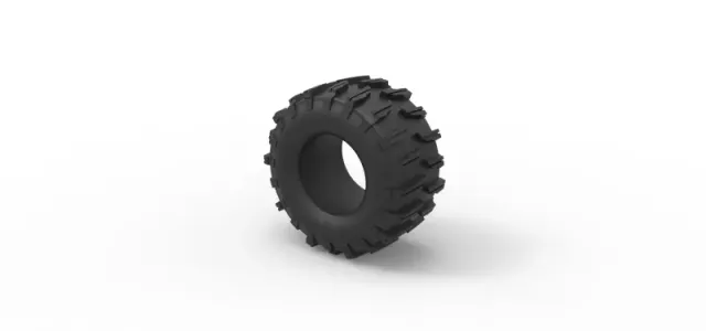 Diecast dirt dragster rear tire 10 Scale 1:25 — Image 7 of 9