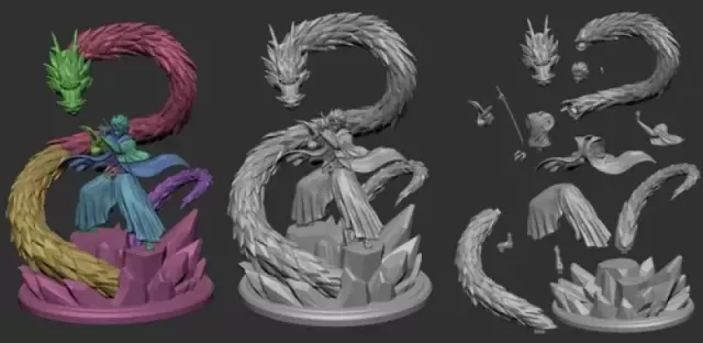 Captain Hitsugaya Bleach Movie Print Model 3D STL — Фото 4 из 13