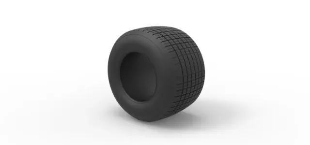 Diecast Dirt Sprint racing tire 13 Scale 1:25 — Фото 7 из 8