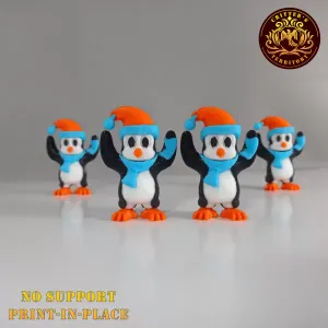 Flexi Mini Penguin | Christmas Special | No support | Print in P