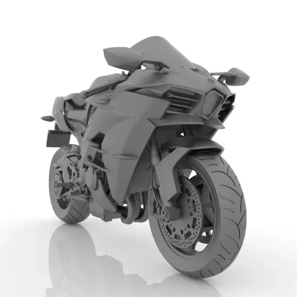 Kawasaki Ninja H2 3D Printed Motorcycle Model — Фото 6 из 8