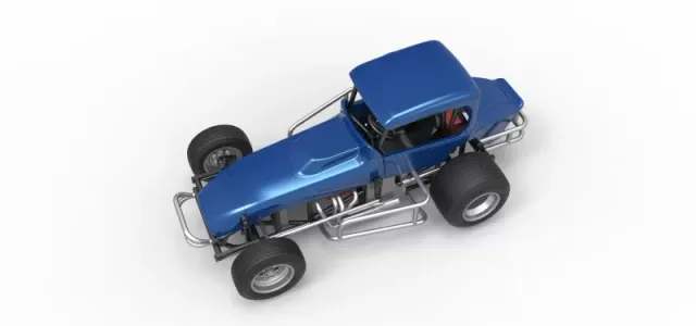 Vintage Sprint car Version 2 Scale 1:25 — Фото 4 из 31