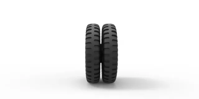 Diecast Double wheel from old truck — Фото 3 из 6