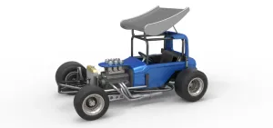 Vintage Winged Supermodified stock car Version 2 Scale 1:25