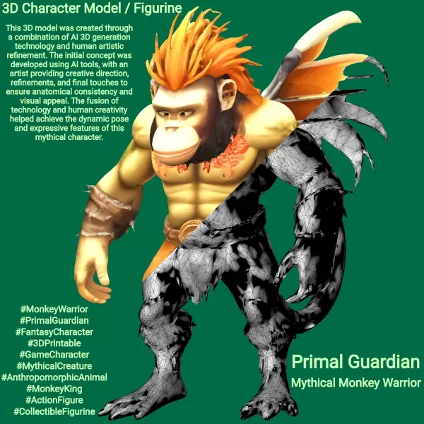 Primal Guardian - Mythical Monkey Warrior