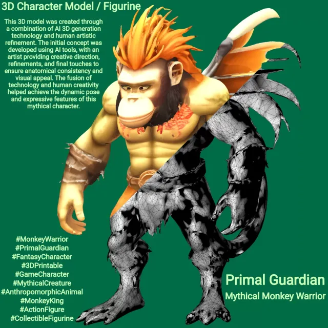 Primal Guardian - Mythical Monkey Warrior — Фото 10 из 10