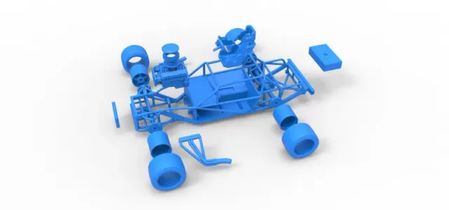 Vintage Asphalt Modified stock car Base Scale 1:25 — Image 22 of 29