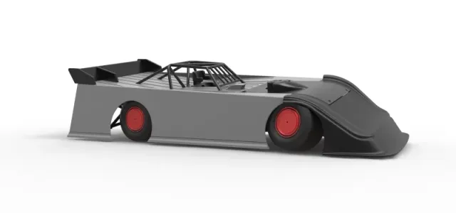 Super Dirt Late model while turning Version 2 Scale 1:25 — Фото 25 из 31