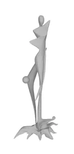 Abstraction of a human figure
