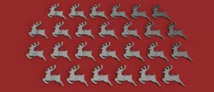 CHRISTMAS REINDEER1 3D letters stl file