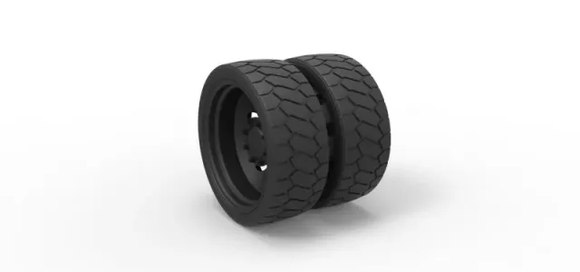 Diecast Low profile double wheel — Image 2 of 5