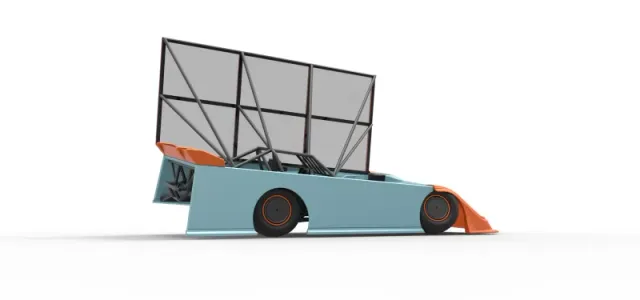 Super Dirt Late model with side wing while turning Scale 1:25 — Image 21 of 31