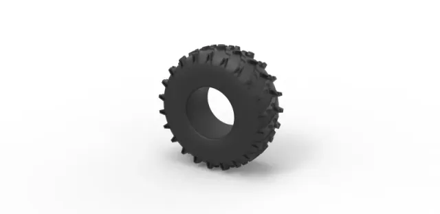 Diecast low pressure tire 7 Scale 1 to 25 — Фото 7 из 9