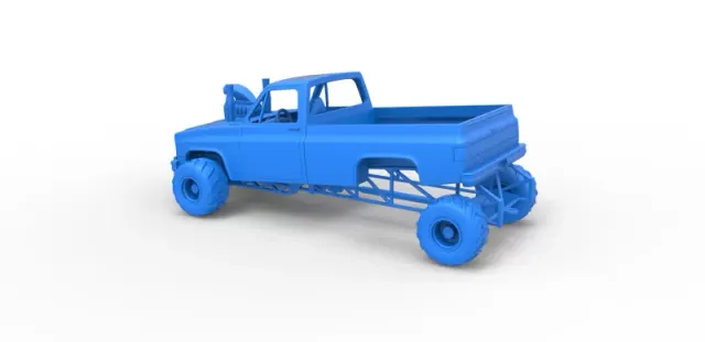 Diecast old school pulling truck 4wd Scale 1:25 — Фото 20 из 30