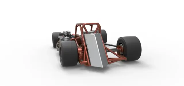 Supermodified front engine race car Base Version 3 Scale 1:25 — Image 14 of 31